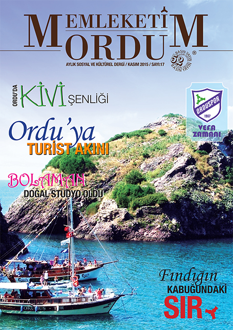 Memleketim Ordu Dergisi Sayı 1