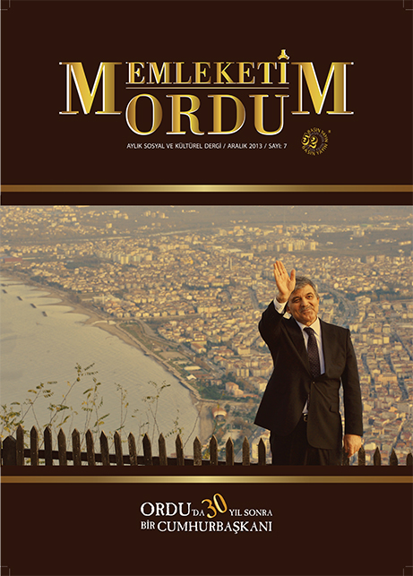 Memleketim Ordu Dergisi Sayı 3
